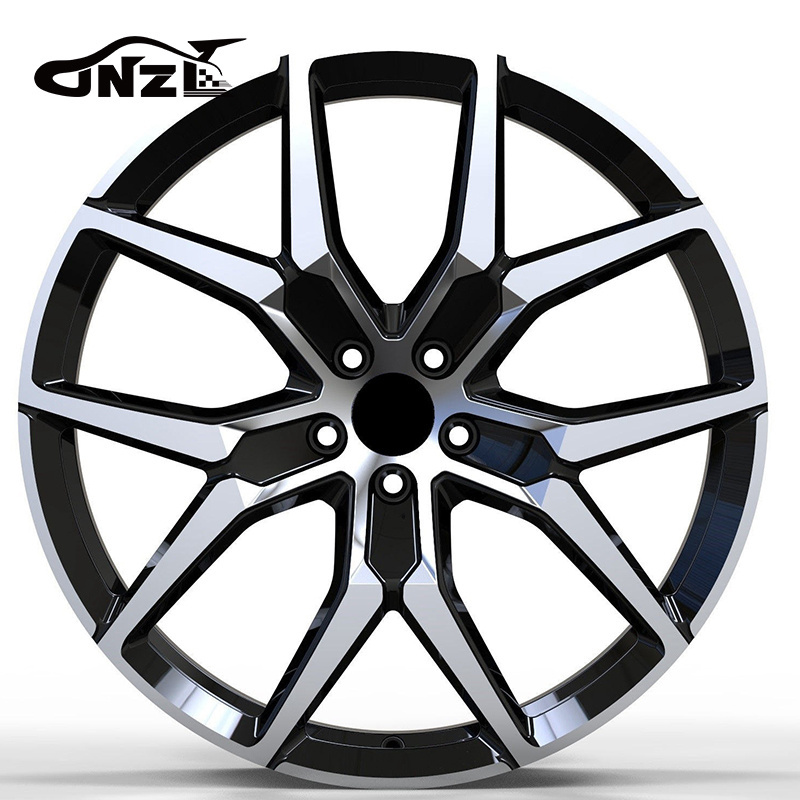 Made In China 5x112 Rims Forged Wheels Gloss Black 6061t6-Aluminum Alloy Car Wheel Hub