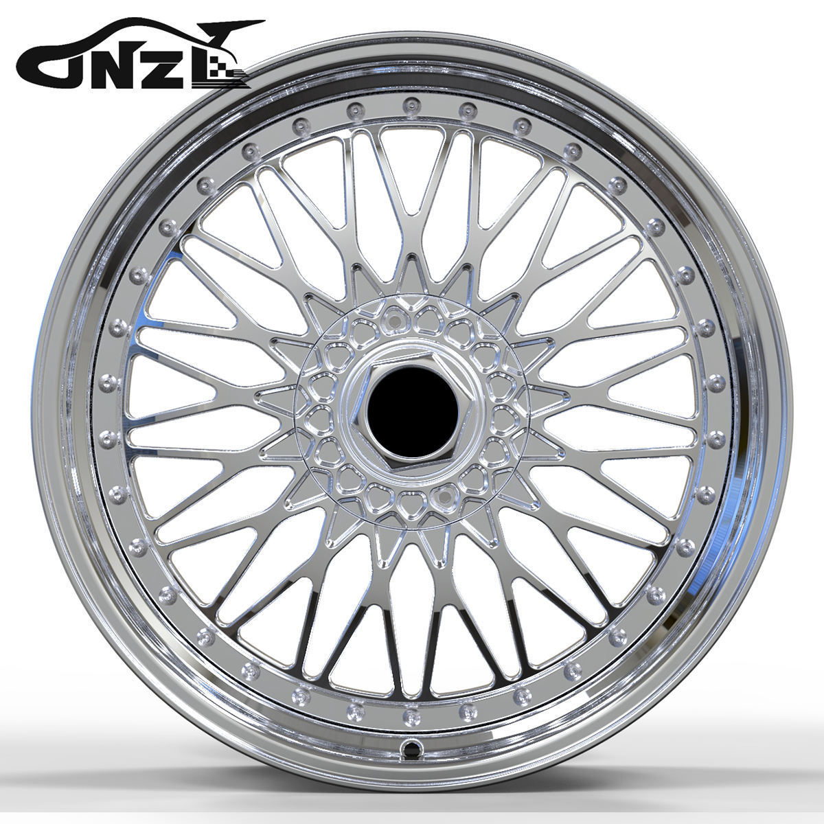 Zhenlun Deep Dish Multi Spokes Replica Bbs 2-Pieces Forged Wheels For Mpv For Bmw M2 M3 M4 5*112