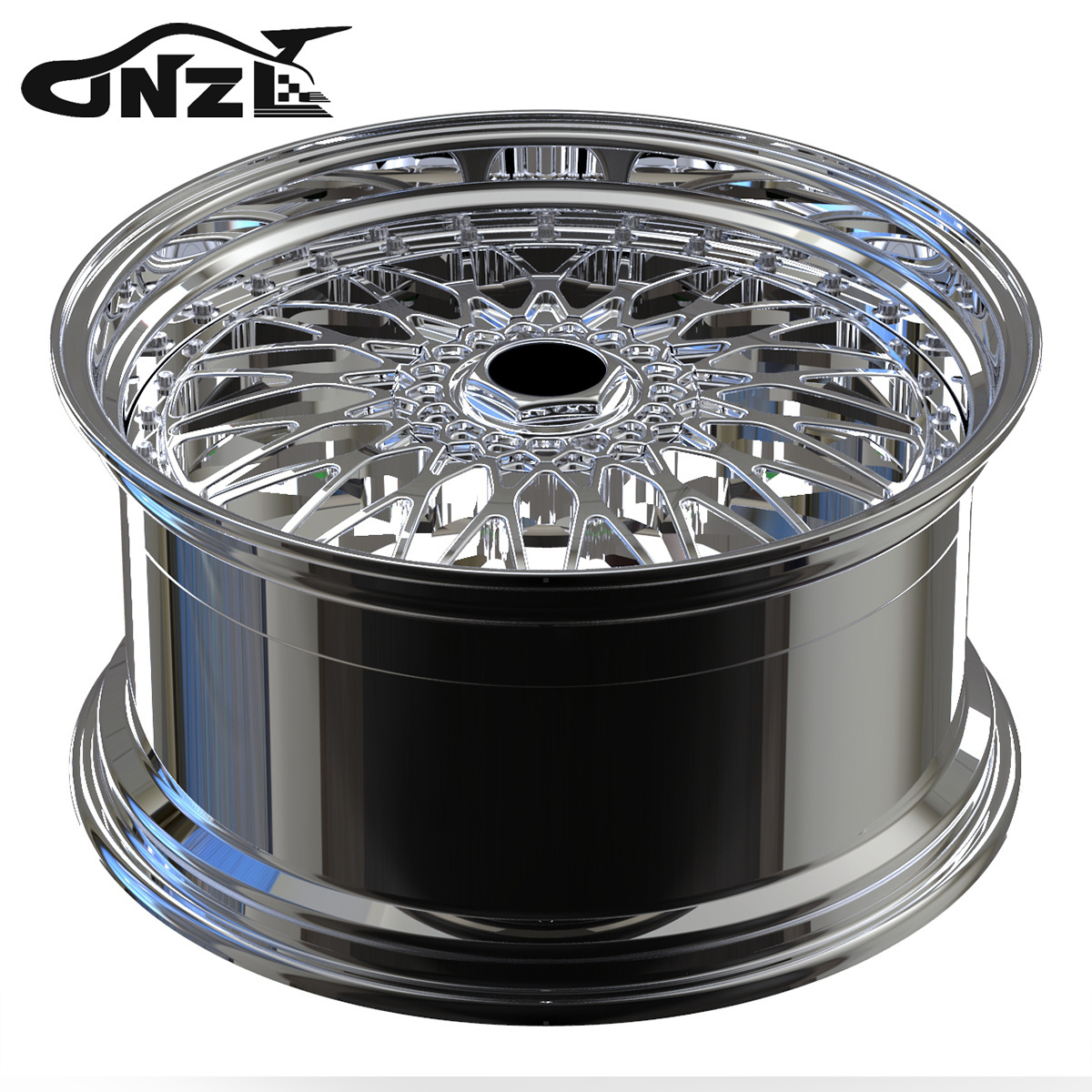 Zhenlun 2 Pieces Zinc Coat Electroplated Polishing Lip Silver Forged Alloy Wheel Car Rim For Benz Amg Gt 5*112