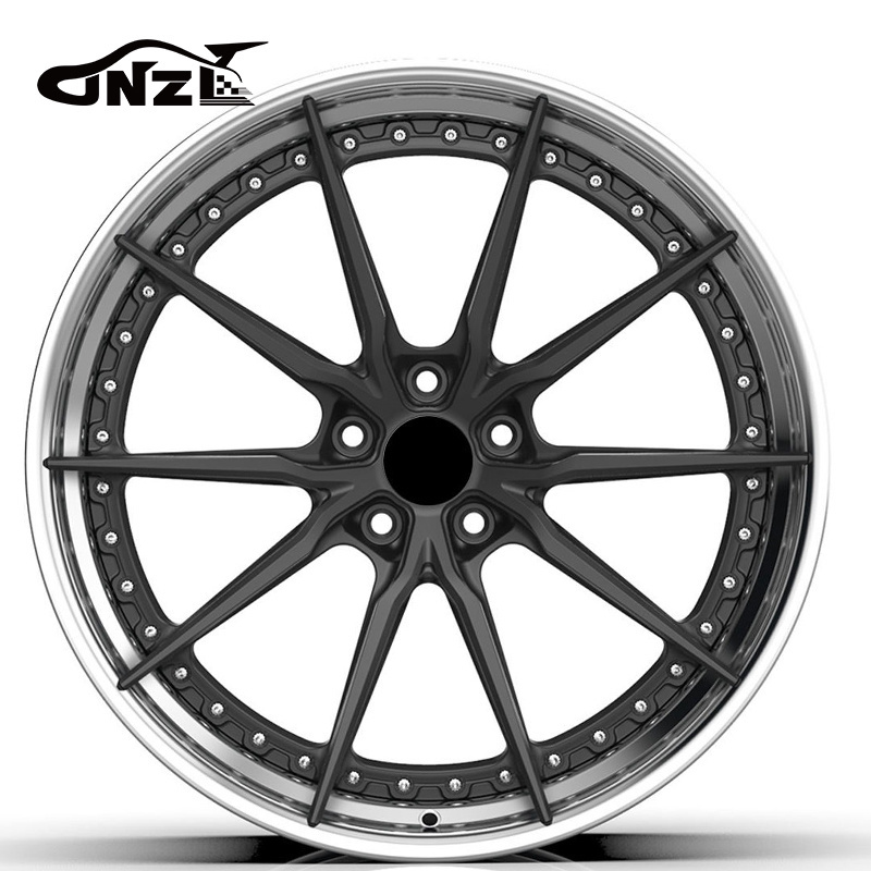 Zhenlun 2 Pieces 5x112 Alloy Forged Rims Electroplate Steel Aluminum Wheels Forged Wheel For Bmw