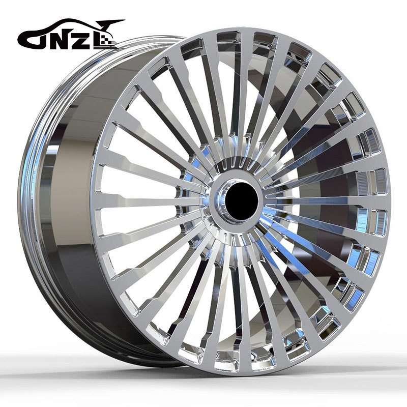 20-23 Inch Magnesium Alloy Forged Wheels Custom 5x112 Brushed and Polished Forged Wheels For Mercedes Benz