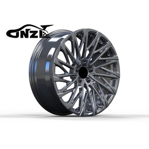 Zhenlun 18 19 20 Inch Black Chrome Car Wheel Rims Alloy Forged Spoke Rims Passenger Car Wheels For Toyota