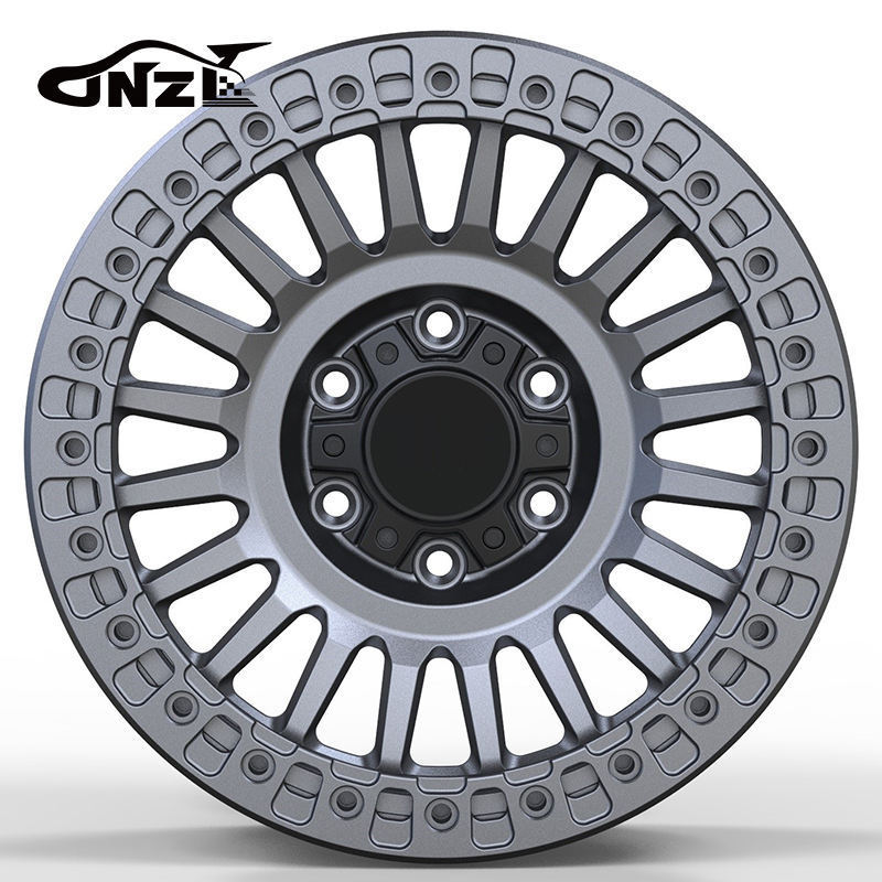 Zhenlun Beadlock 4*4 Off-Road Forged Wheels Multi Spoke Low Pressure Tyre For Jeep Wrangler 5*127