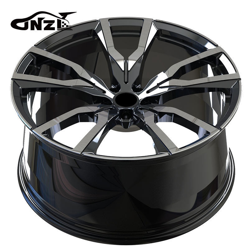 Zhenlun Matte Black 6061t6 Aluminum Alloy Passenger Car Multi Spoke One Piece Wheels For Range Rover