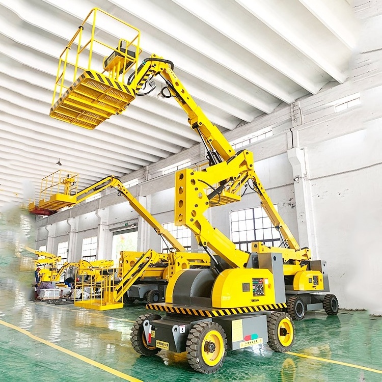 Crank Arm Rotatable Lifting Platform One Person Control Remote Control Self-Propelled Aerial Work Lift