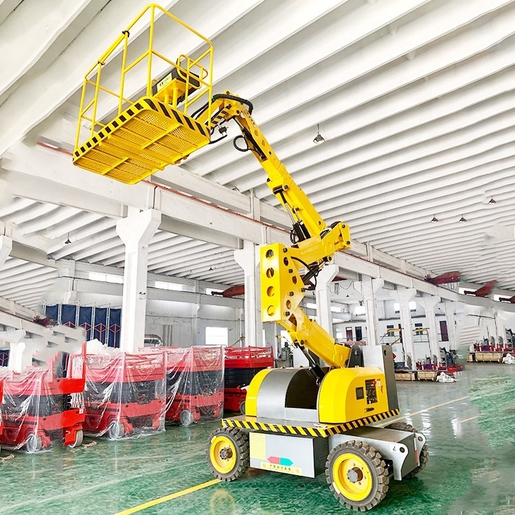 Crank Arm Rotatable Lifting Platform One Person Control Remote Control Self-Propelled Aerial Work Lift