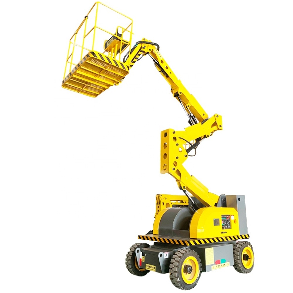 Crank Arm Rotatable Lifting Platform One Person Control Remote Control Self-Propelled Aerial Work Lift