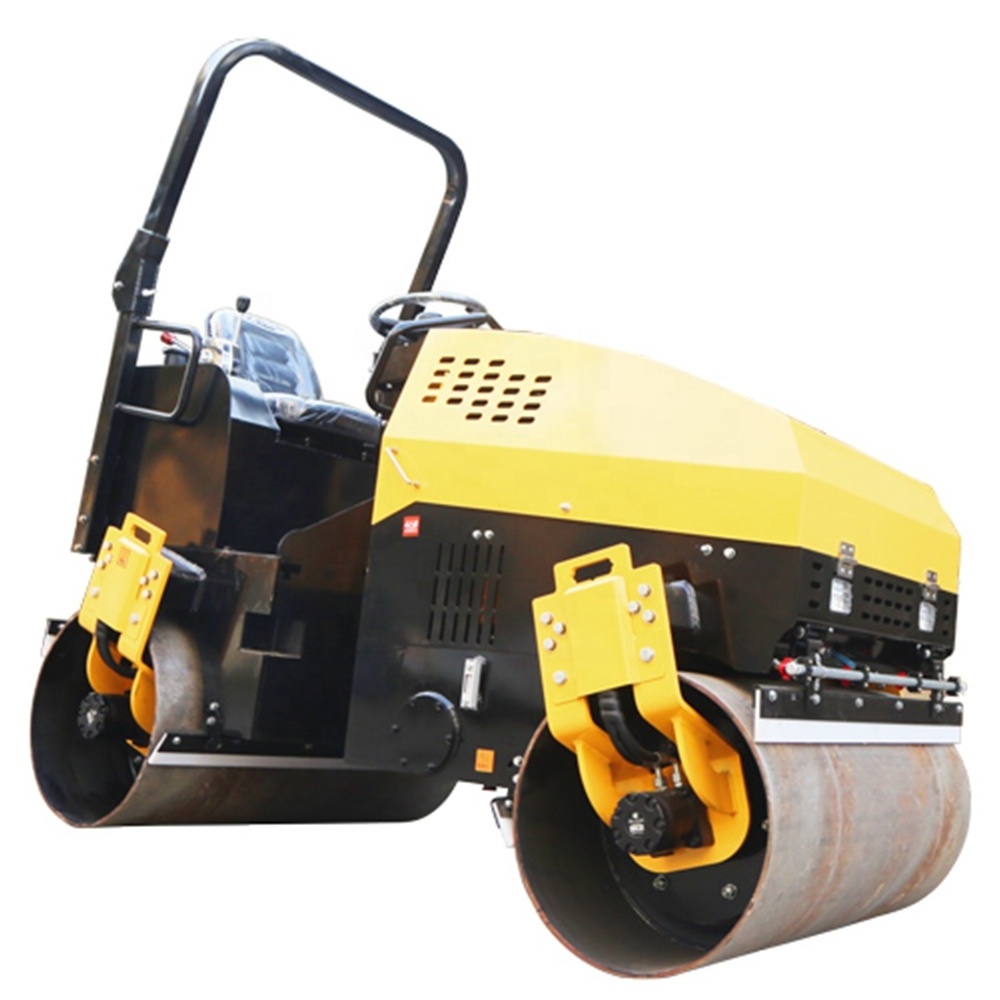 Large Double Steel Wheel Seat Driving Full Hydraulic Roller Asphalt Road Compacts Price Small Roller