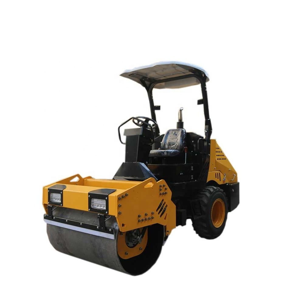 Large Road Roller Suitable For Municipal Repair Pavement Trench Backfill Soil 5 Tons compactor machine