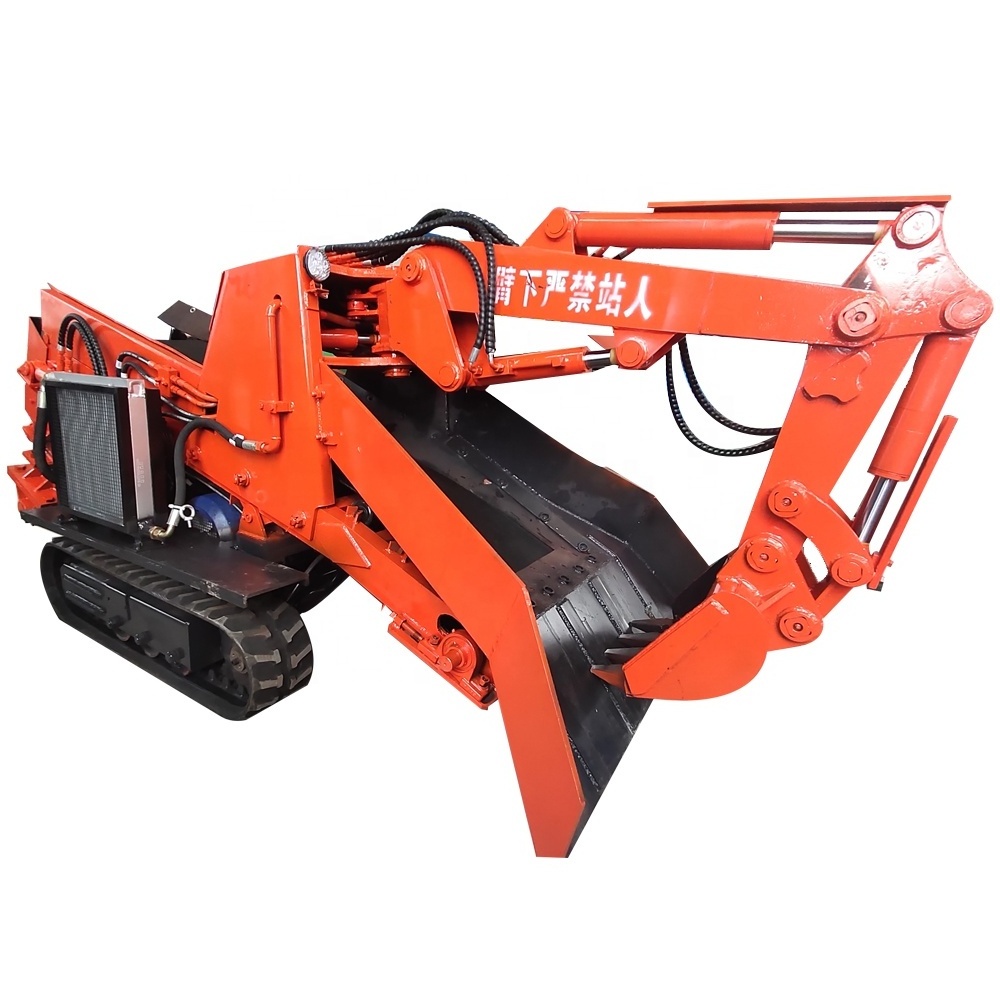 Crawler Slope Slag Crawler For Sale Iron Ore Slant Shaft Grilled Slag Raking Machine Small Tunnel Boring Machine