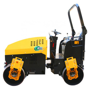 Large Double Steel Wheel Seat Driving Full Hydraulic Roller Asphalt Road Compacts Price Small Roller