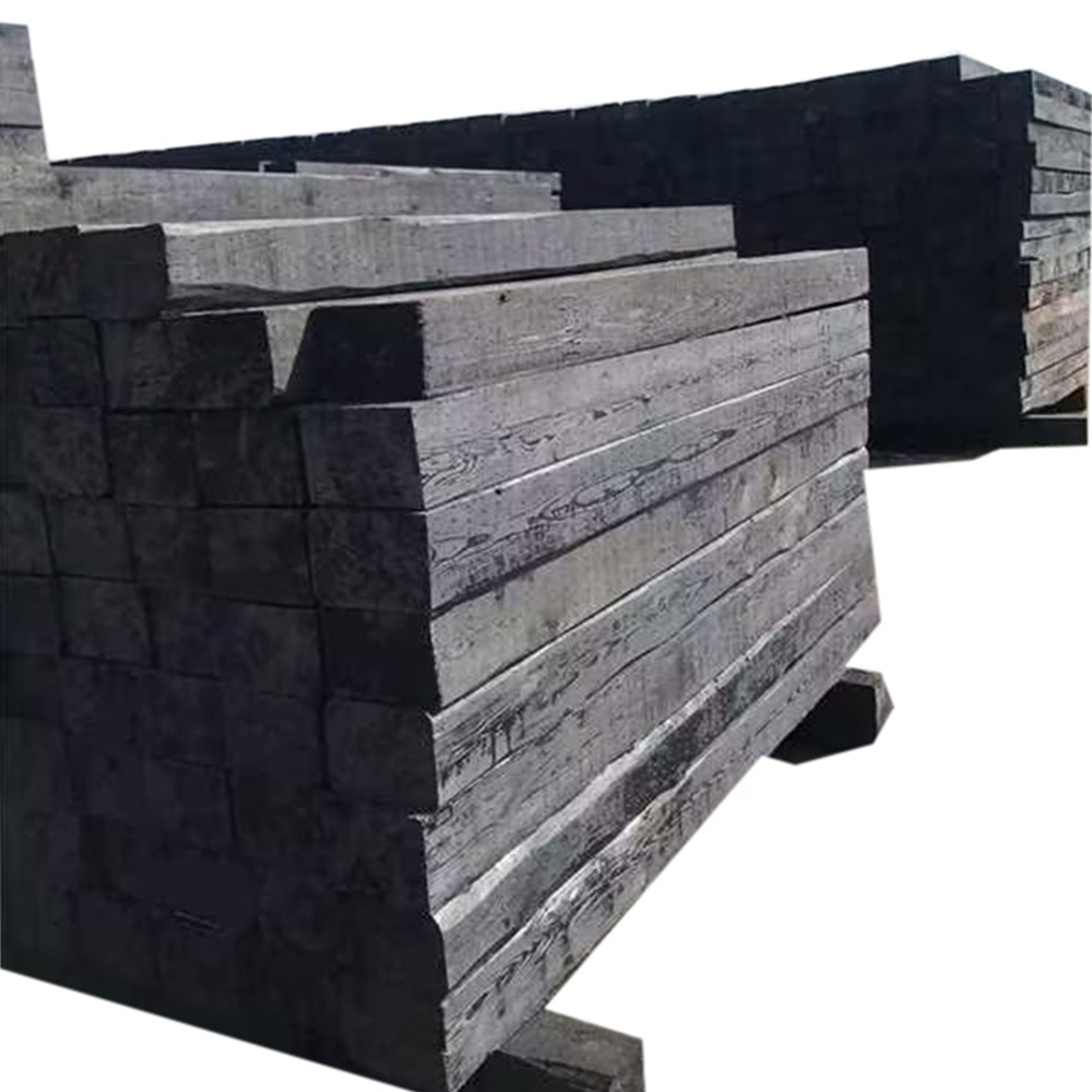 Various Sizes Of Wooden Squares Railway Track Sleepers New And Old Sleepers Wood Lumber Support Customisate