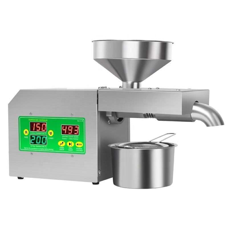 New Researched Strong Power Motor Oil Extraction Machine Peanut Oil Pressing Machine Olive Oil Press Machine