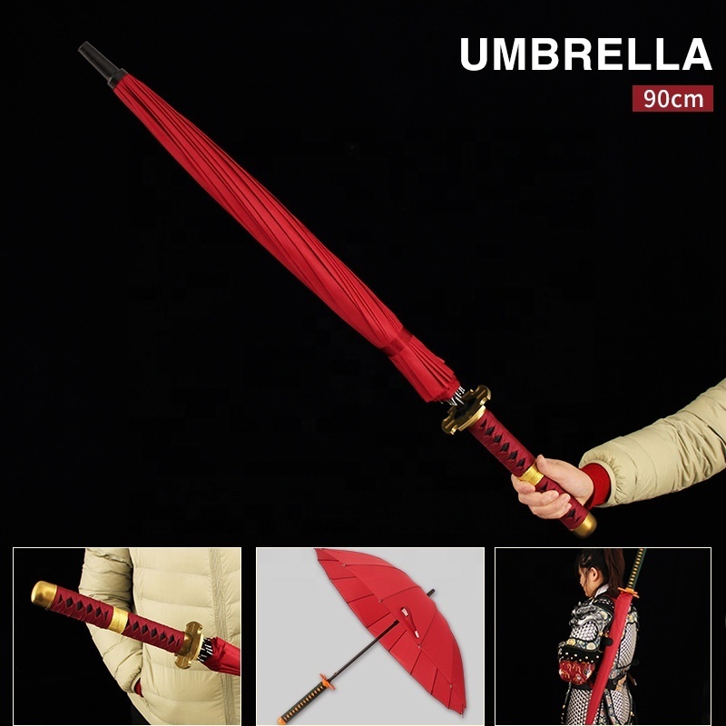 16 Strand Sword Umbrella Factory New Product 90cm One Piece Umbrella Sword Umbrella Anime Cosplay Toys