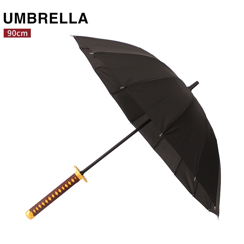 New Style Anime Cosplay Toy Swords Polyester Demon Slayer Umbrella for Children