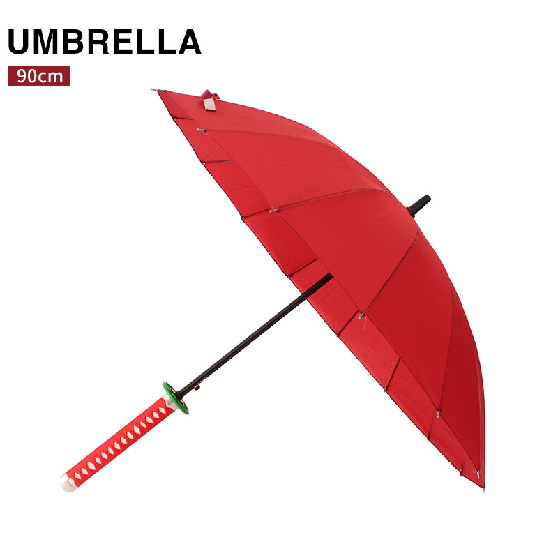 New Style Anime Cosplay Toy Swords Polyester Demon Slayer Umbrella for Children