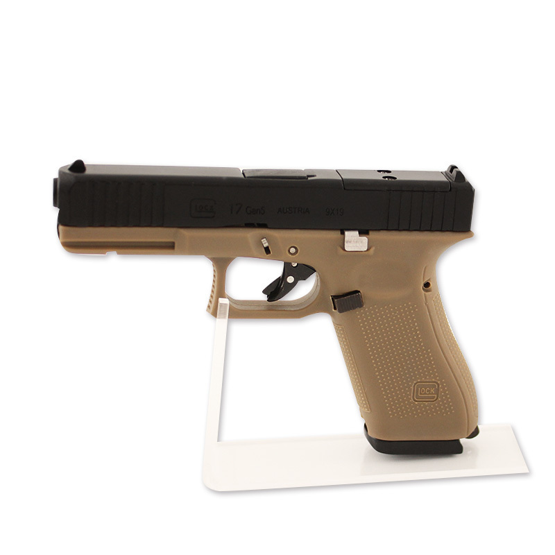 Wholesale Outdoor Glock Toy Gun Pistol G17 Metal Weapon Shell Ejecting 70MM With Bullets