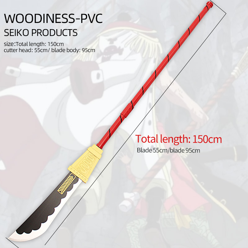 One PIECE BISENTO Sword Bamboo blade Katana Japanese anime cosplay Toy Bamboo Wooden Samurai Sword