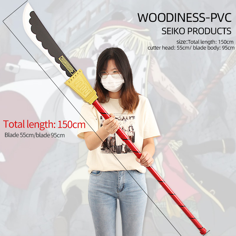 One PIECE BISENTO Sword Bamboo blade Katana Japanese anime cosplay Toy Bamboo Wooden Samurai Sword