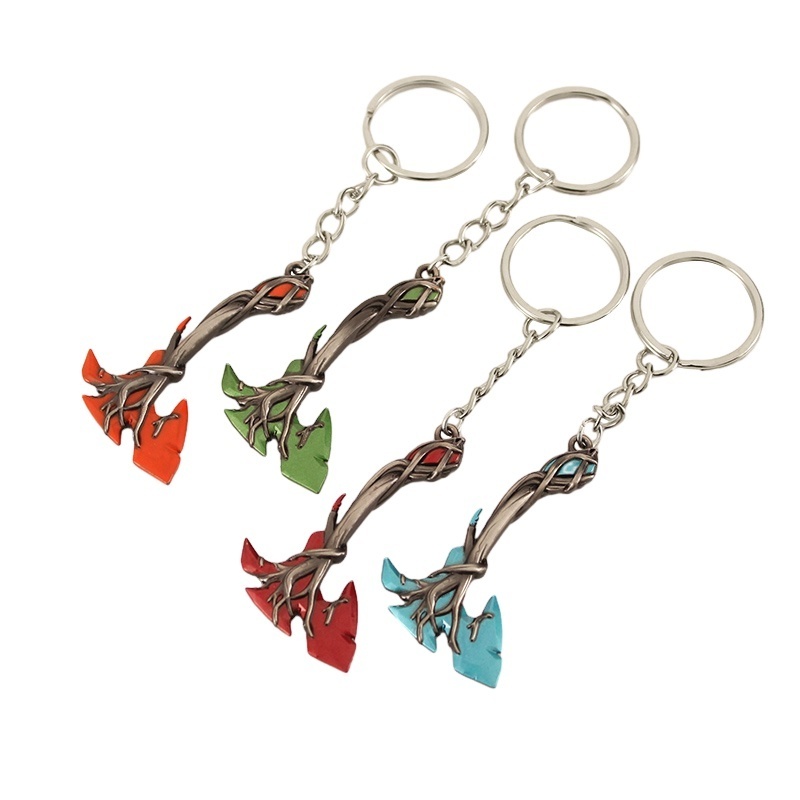 Creative Exquisite Gift Guns and Weapons Army Keychain Valorant Color Metal Key chain