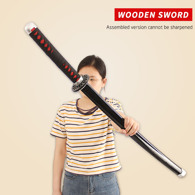 41inch tiktok wood Ninja Samurai Sword Real katana sword real japanese samurai kids toy sword