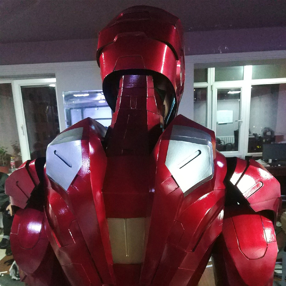 iron man costume Robot Costume Cosplay Tony Stark Mk7 Statue Adult Cosplay Toys Robot Price Light Up Robot Costume