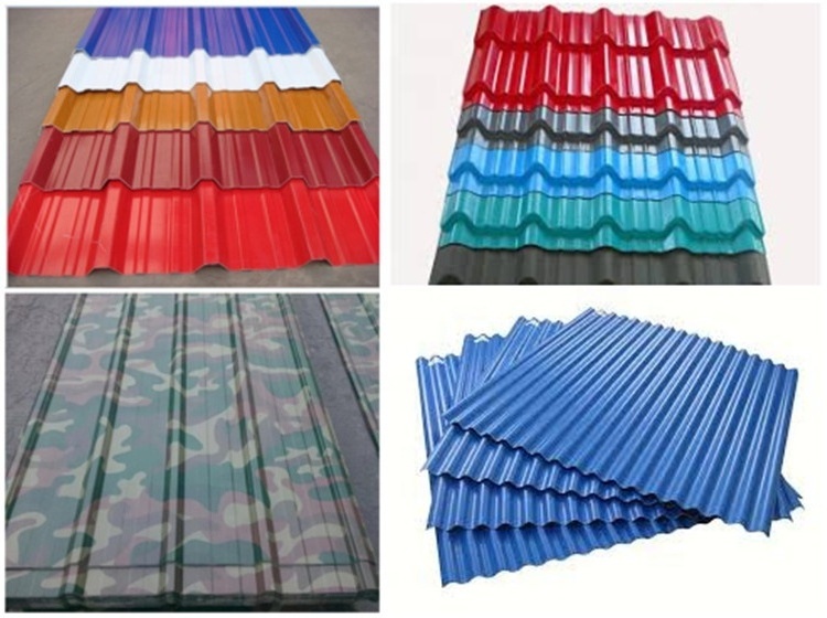 coated ppgi Polycarbonate Anti-Uv Impact Resistance PC corrugated roofing sheet