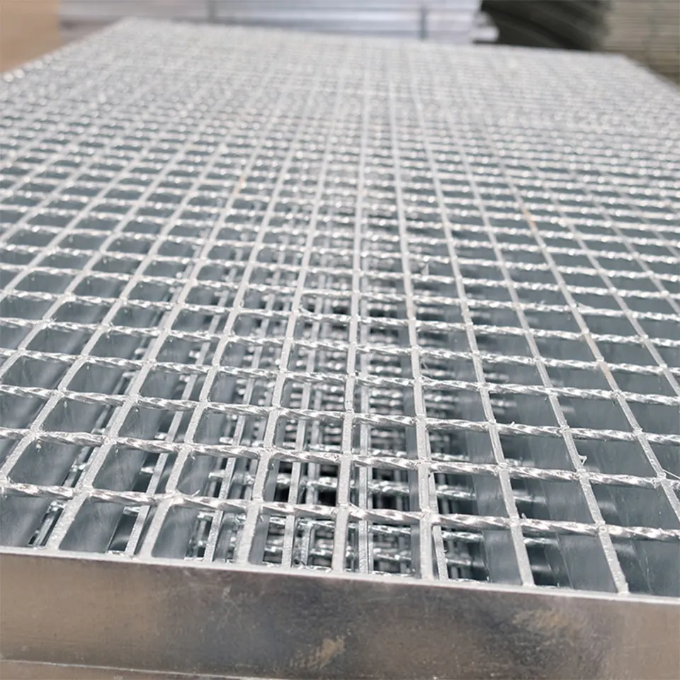 High quality 32x5 road drainage steel bar grating weight kg m2