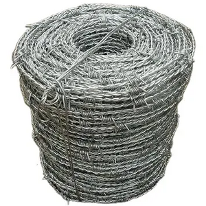 farm barbed wire export barbed wire to zambia Hot dipped galvanized barbed wire length price per roll