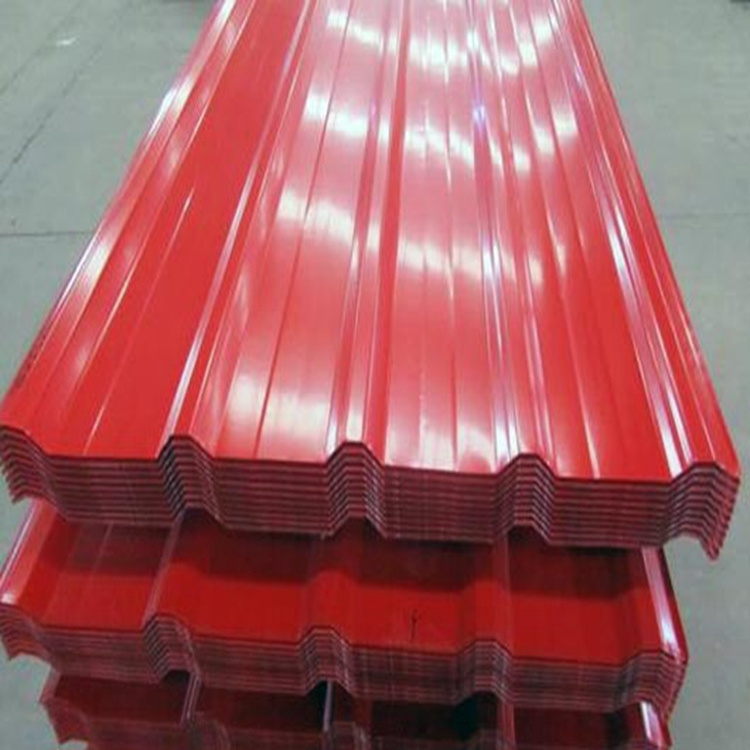 High quality galvanized zinc coated color ppgi ibr gi roofing sheet prices picture