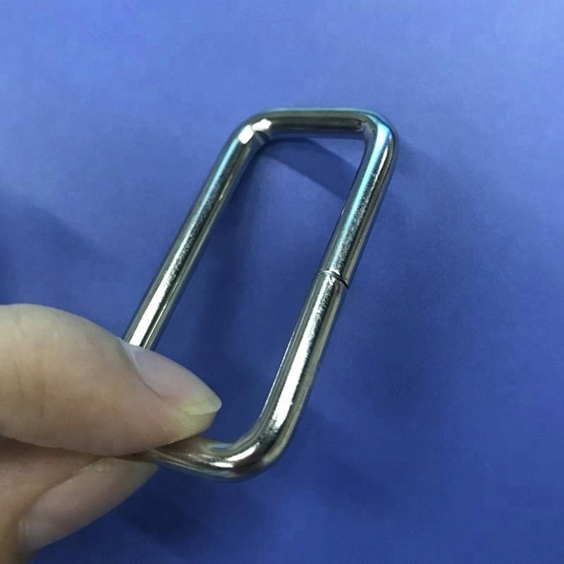 High Quality zinc alloy hardware of square ring metal buckle