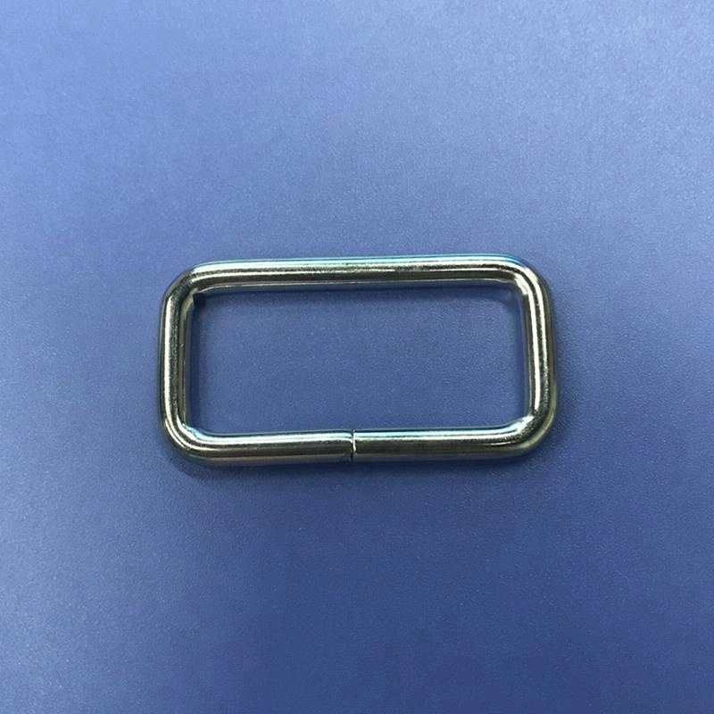 High Quality zinc alloy hardware of square ring metal buckle