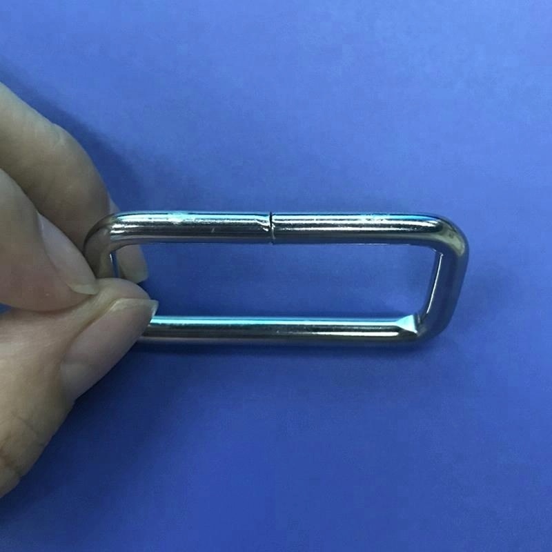 High Quality zinc alloy hardware of square ring metal buckle