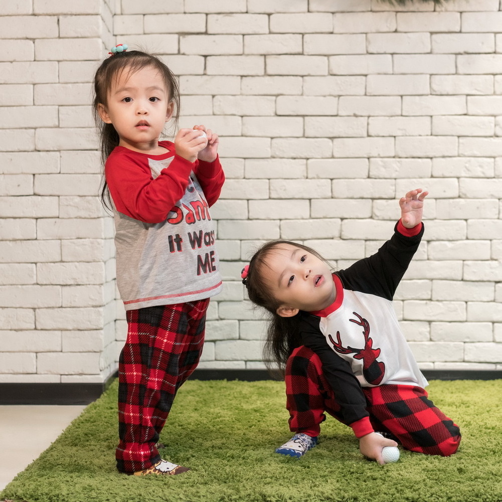 JOYUAN Christmas Men Xmas Pajamas Set Boy XL size l Unisex l High Quality l Deer l Plaid l Tartan l Long John l Sweater l OEM