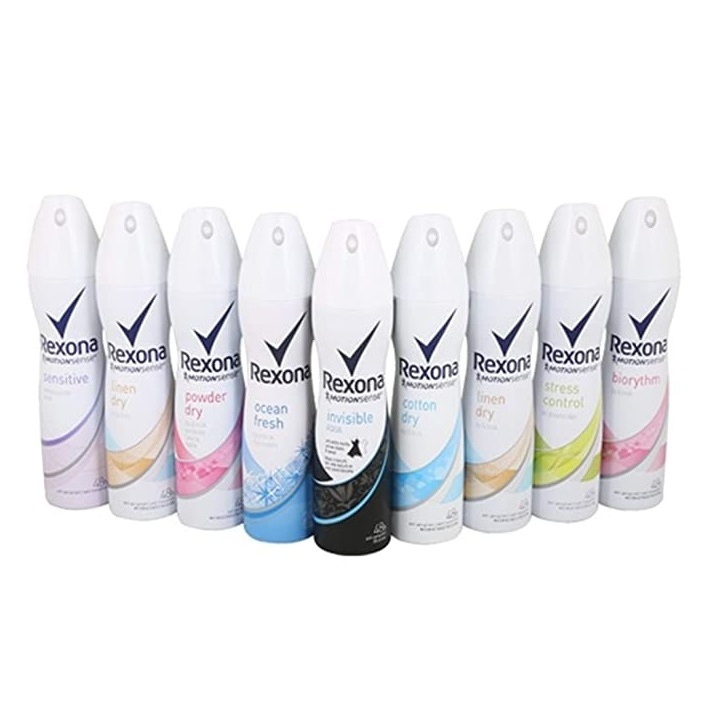 Original Quality REXONA Women Shower Clean Spray Deodorant 150ml Wholesale Best Price