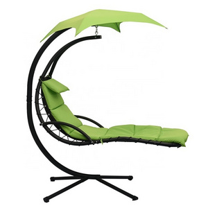 Swing Chair-Single seat hanging egg rattan leisure swing chair