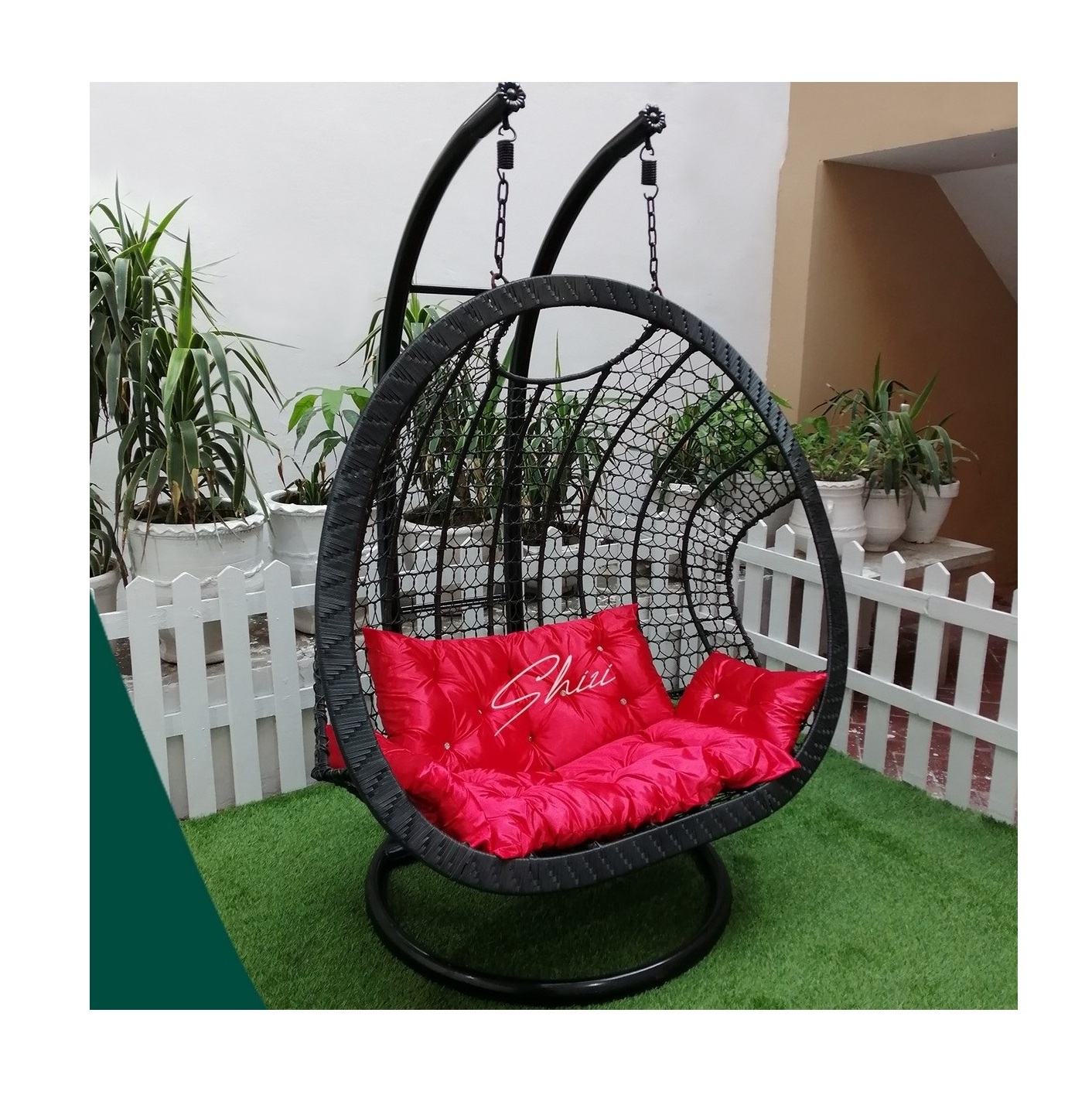 100% Pure Quality Terrace Swings Egg Shape Chairs / Metal Swing Chairs At Best Cheap Wholesale Pricing