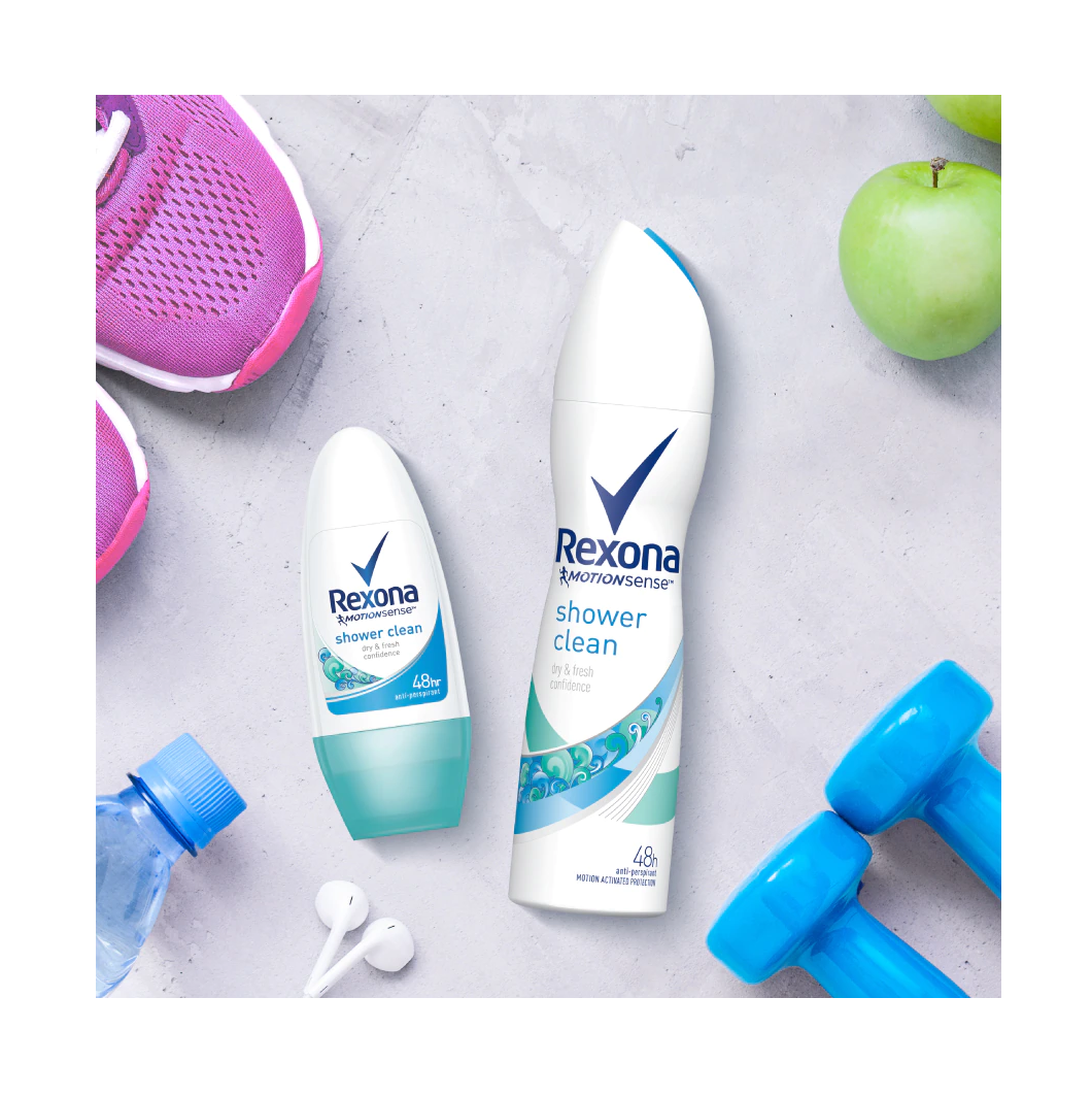 Original Quality REXONA Women Shower Clean Spray Deodorant 150ml Wholesale Best Price