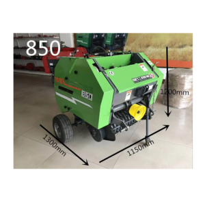 Customized Mini Round Baler Hay Straw Round Net Baler MRB0850 Round Baler For Sale Agriculture Machinery