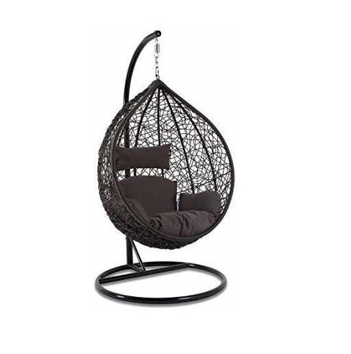 Uland Wholesale Outdoor Garden Furniture Hanging Chairs Swing Standing Double Hanging Wicker Egg Chair