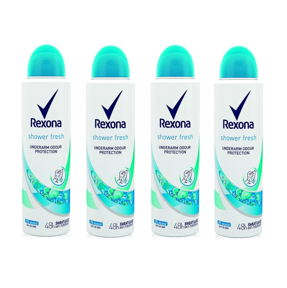 Factory Best Price REXONA Women Shower Clean Spray Deodorant 150ml With Fast Delivery