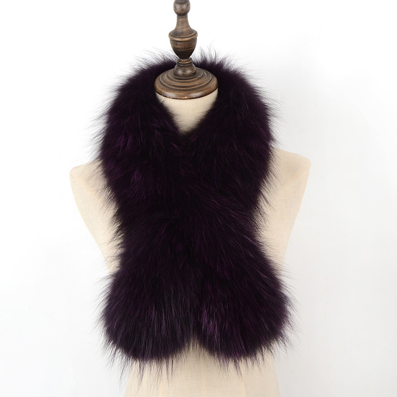 New Customizable Color Winter 100% Real Fox Fur Scarf And Shawl For Ladies multi color collar  women genuine fur fox scarf