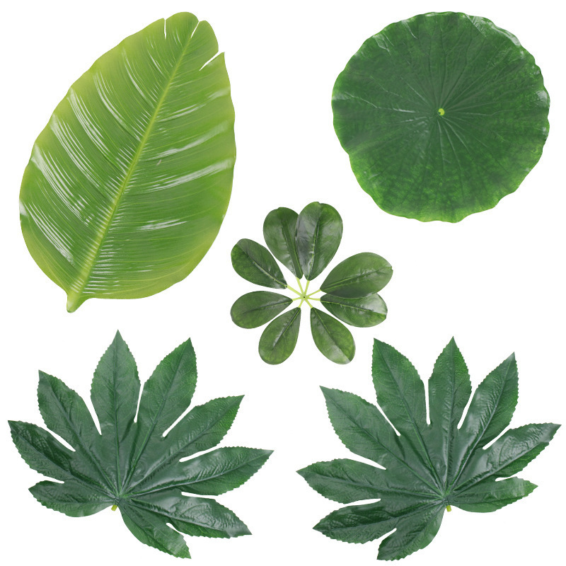 2022 Wedding Decoration Gift Eucalyptus Festival Maple Money Leaf Simulation Golden Turtle Leaf Artificial Palm Leaf