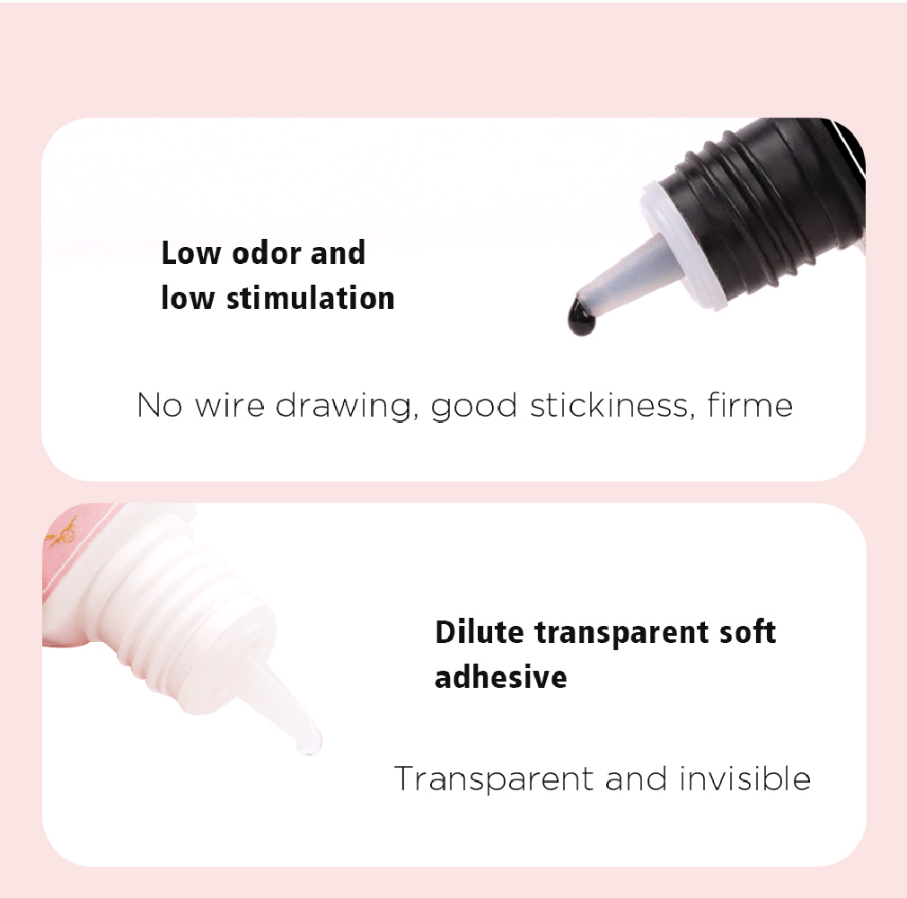 Professional All Eyelashes Extension Glue Fast Drying Premade Volume Fan Lashes Color Individual Lashes Adhesive Grafting Lashes