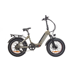 Cheap Price Step Through Removable Battery Bafang E Bike Rear Hub Motor Electric 20 Inch Fat Tire Folding Ebike