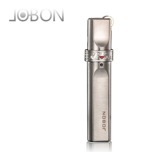 JOBON Cigar Cigarette Jet Blue Flame Butane Gas torch lighter promotional lighter Custom Logo Wholesale in Bulk