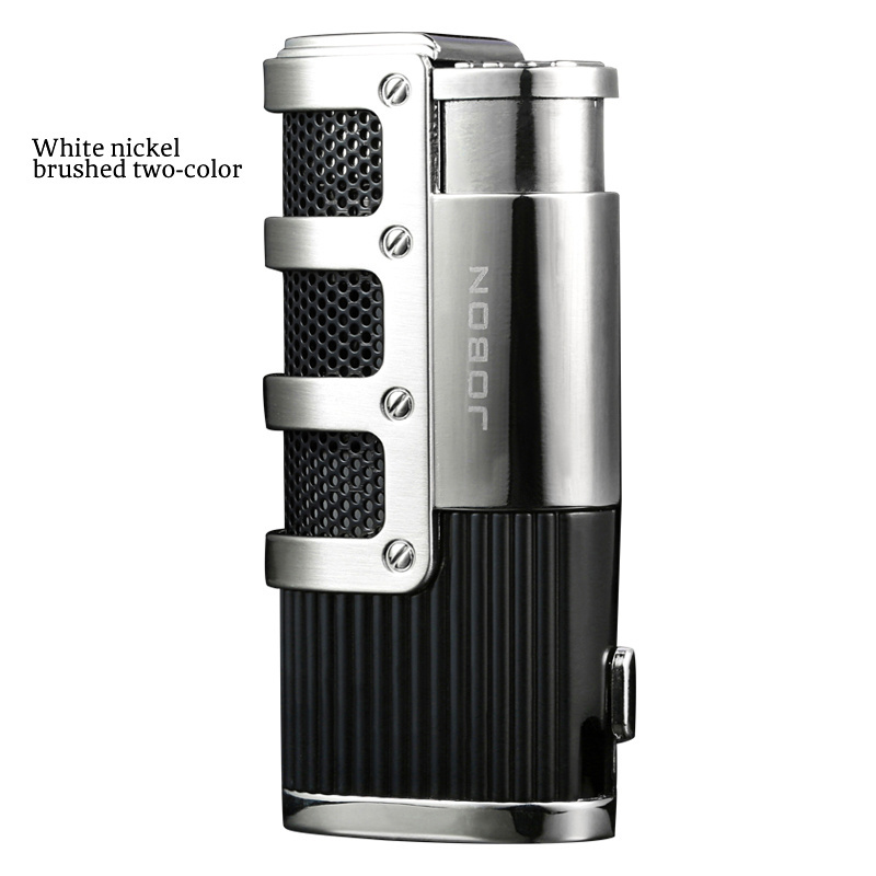 JOBON Triple Jet Blue Flame Butane Gas Torch Lighter supplier with custom logo lighters cigarette stylish