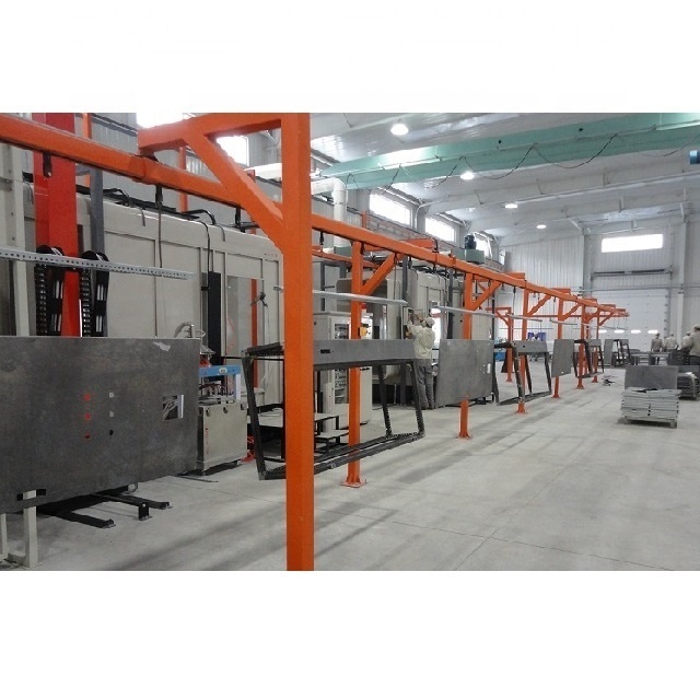 Direct supply customized fully automatic powder coating line