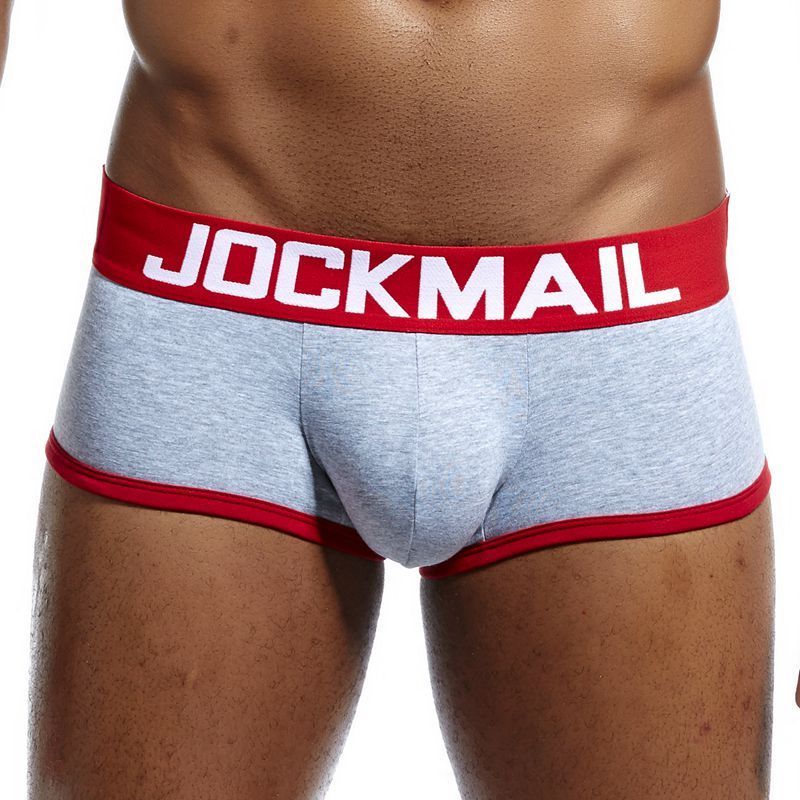 JOCKMAIL open back crotch underwear for men Exposed ass Gay boy shorts Underpants sexy gay boxer briefs for men