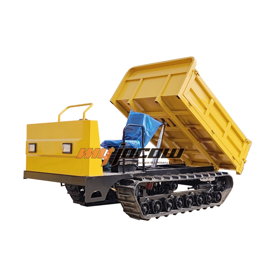 Hot sale mini crawler transport truck 1 ton 2 ton 3 ton self loading mini dumper price